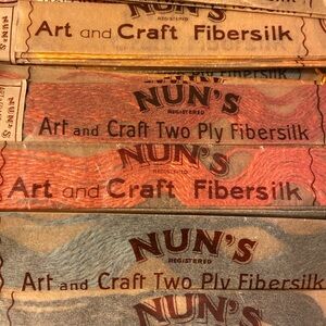 Embroidery Nun’s Two Ply Fiber Silk Finer Arts 143 Packages 26 Colors